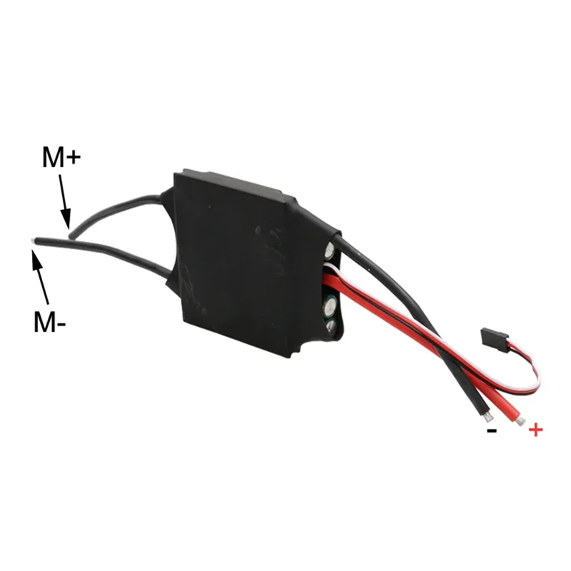 FFYY-12V-26V 3S-6S 200A 2000W High-Power 2-Way Brushed ตัวควบคุมความเร็ว ESC พร้อมไฟ LED สําหรับ RC Trawler 997 มอเตอร์