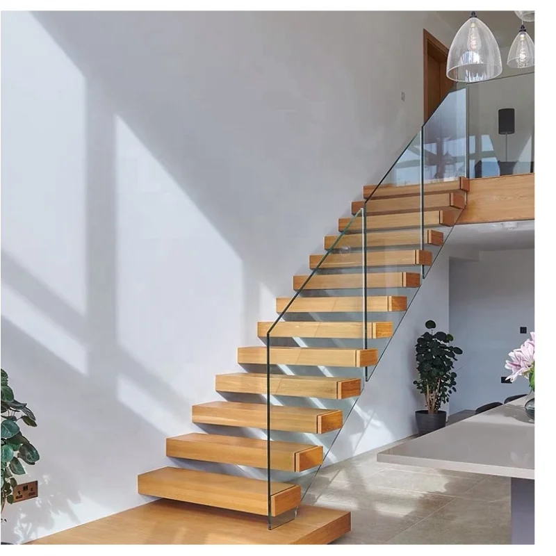 10 0.Zhang.Custom.Step Design Interior Staircase Stairs Steel Frame Circular Floating Staircase