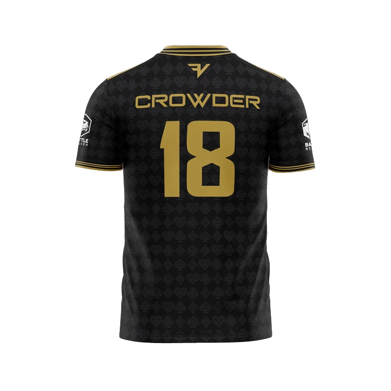 2026 Gold jersey COD League CDL Team commemorative men T-shirt for both men and women Crowder same top large size