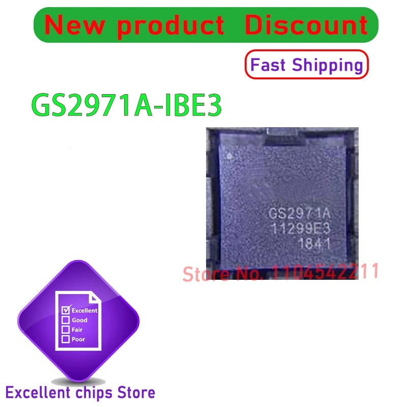 1 ~ 10 قطعة/الوحدة GS2971A-IBE3 GS2971A GS2971 BGA100 100% منتج جديد الأصلي