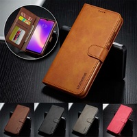 Leather Wallet Case for Honor 50 9X 8X Huawei P40 P30 P20 Pro Lite Flip Cover nova 7 8i 9 SE Pro  Y5 Y9 Prime P Smart Plus 2019