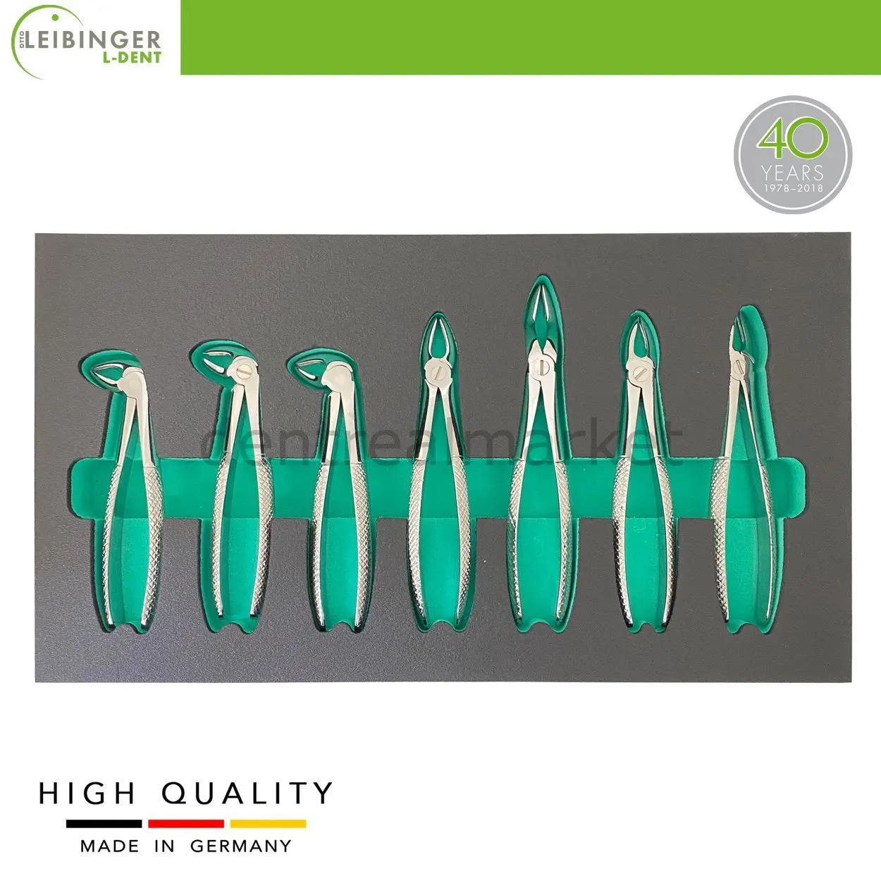 Otto Leibinger - Children Forceps Kit - Stainless Steel Dental Forceps Children Kit - Tooth Extraction Forceps Kit