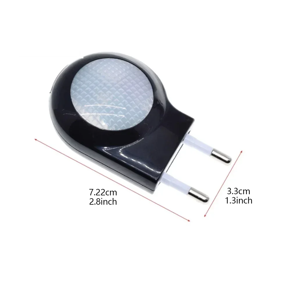 Mini Led Light Switch Socket Snail Night Light Sensor Control Light Mini Auto Night Lamp Wall Lamp for Baby Kids Bedroom EU Plug