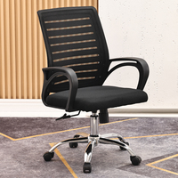 Wholesale Secretary Revolving Chaise De Bureau Ergonomic Sillas De Oficina Adjustable Back Mesh Computer Office Chair for Office