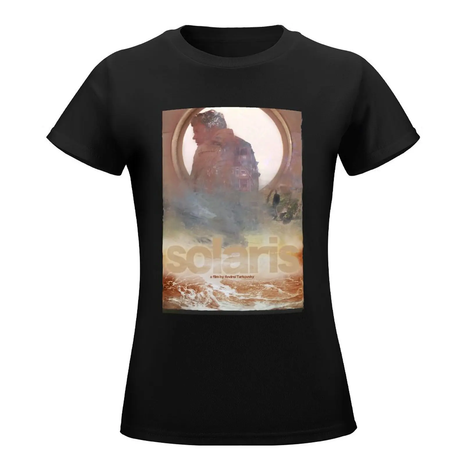 SOLARIS a film by Andrei Tarkovsky / Fan Art poster T-Shirt new edition customs design your own Womens clothing