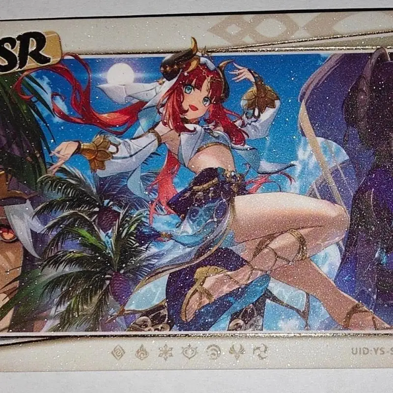 Goddess Story Earthly journeys SSR card Keqing Raiden Shogun Faruzan Fischl Navia boy Toy collection Birthday Christmas gifts