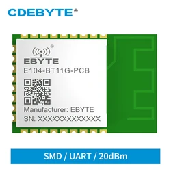 EFR32 Blutooth Module BLE 2.4GHz Mesh Networking 20dBm Ad Hoc EBYTE E104-BT11G-PCB Smart Home PCB Wireless Transceiver Reciever