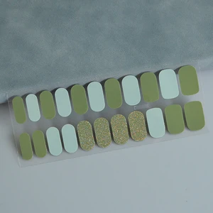 Blitz Paillettenpailletten polnischer Nagelkleber, wasserdicht und dauerhaft gelpailliert, Inswells, 22 Finger 12 Hauptverkaufsaufkleber -Nägel Gel - №7