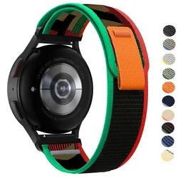 Trail loop Band for Samsung Galaxy watch 7 6 5 4 44mm 40mm/FE/5 Pro 45mm Nylon correa bracelet watch 6 classic 22mm 20mm Straps