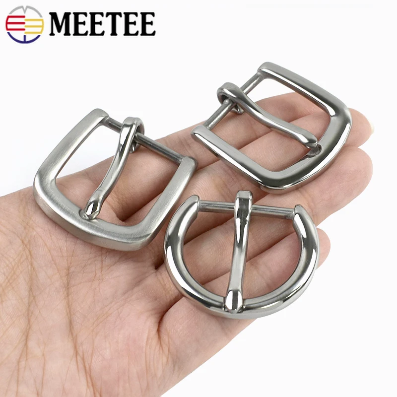 

1-5Pc 25mm Solid Stainless Steel Belt Buckle Men Jeans Pin Buckles Bag Strap Waistband Adjust Hook DIY Leather Craft Accessories