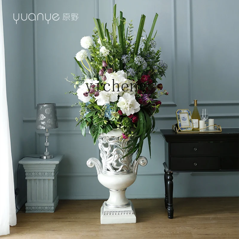 13 Villa Artificial Flowers Living Room Hotel Floor Large Bouquet Decorative Flowers living room decoration