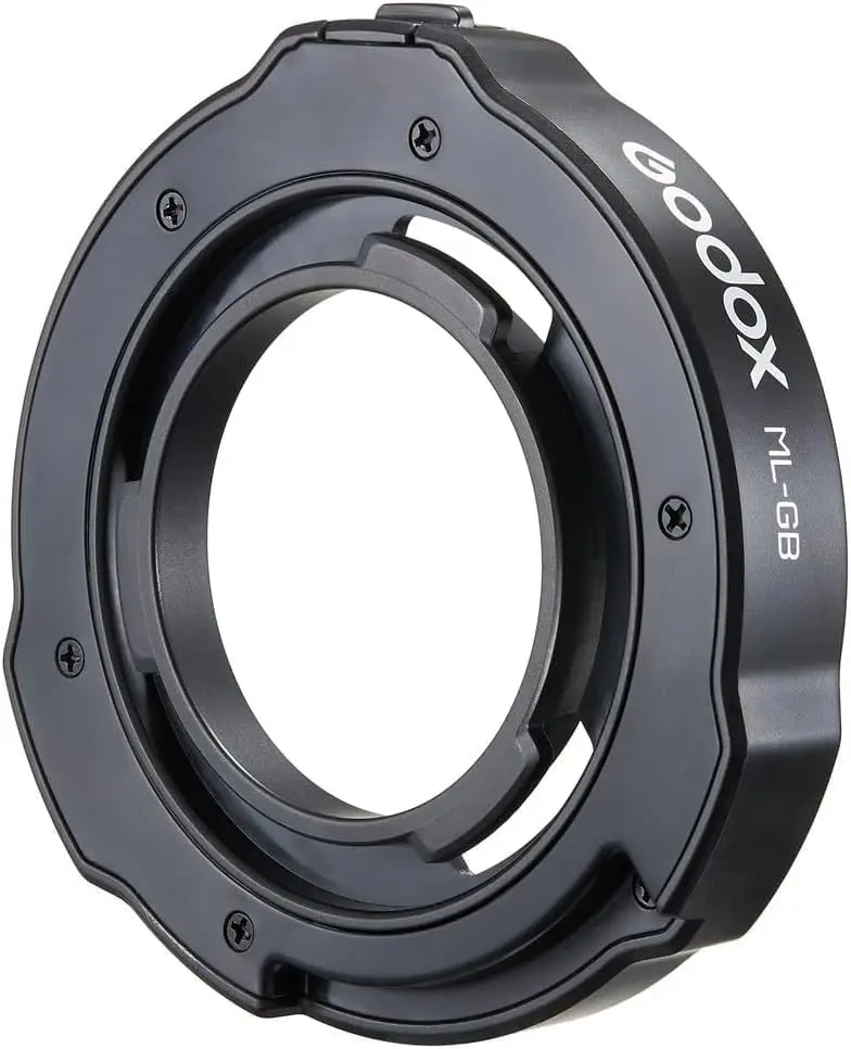 Godox ML-GB Bowens Mount Adapter for Godox AD300Pro AD400Pro Flash Godox ML100Bi ML60IIBi ML30 ML60 Video Lights