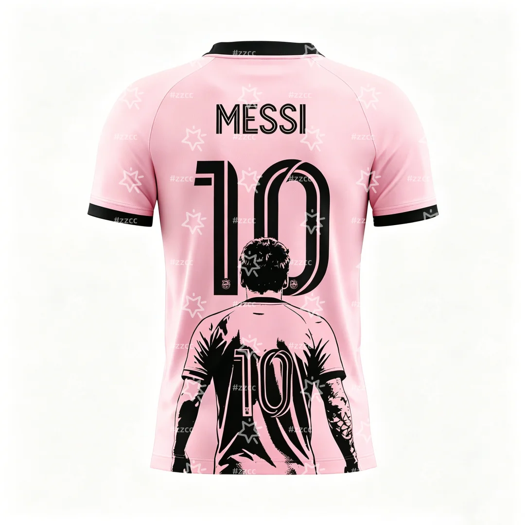 

25-26 Messi No.10 football jersey football fan gift Summer Sports Men's T-Shirt Kid's Clothing Tee Y2k Woman cycling jersey ﻿