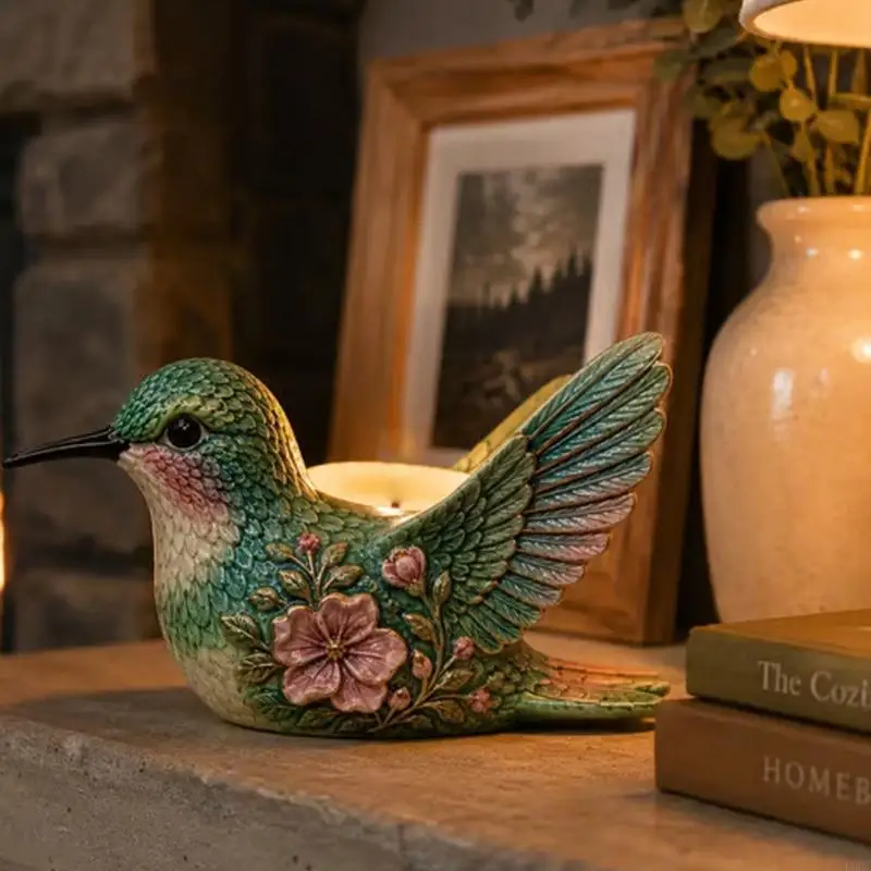 L9BE Hummingbird Tealight Holders for Centerpieces Votive Holders