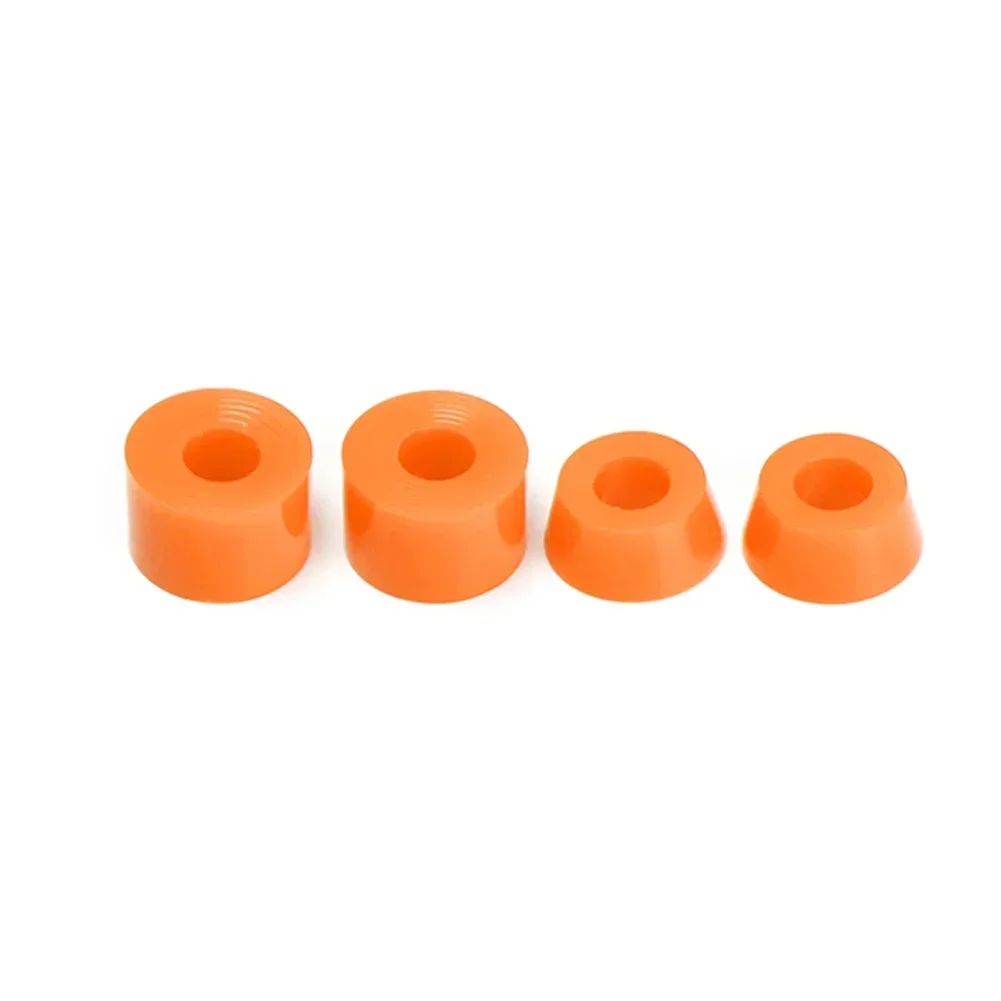 4pcs/set Skateboard Bushings PU Skateboard Truck Bushing 11x16mm Trucks Conical Bushings Rebuild Kit With 10 Colors