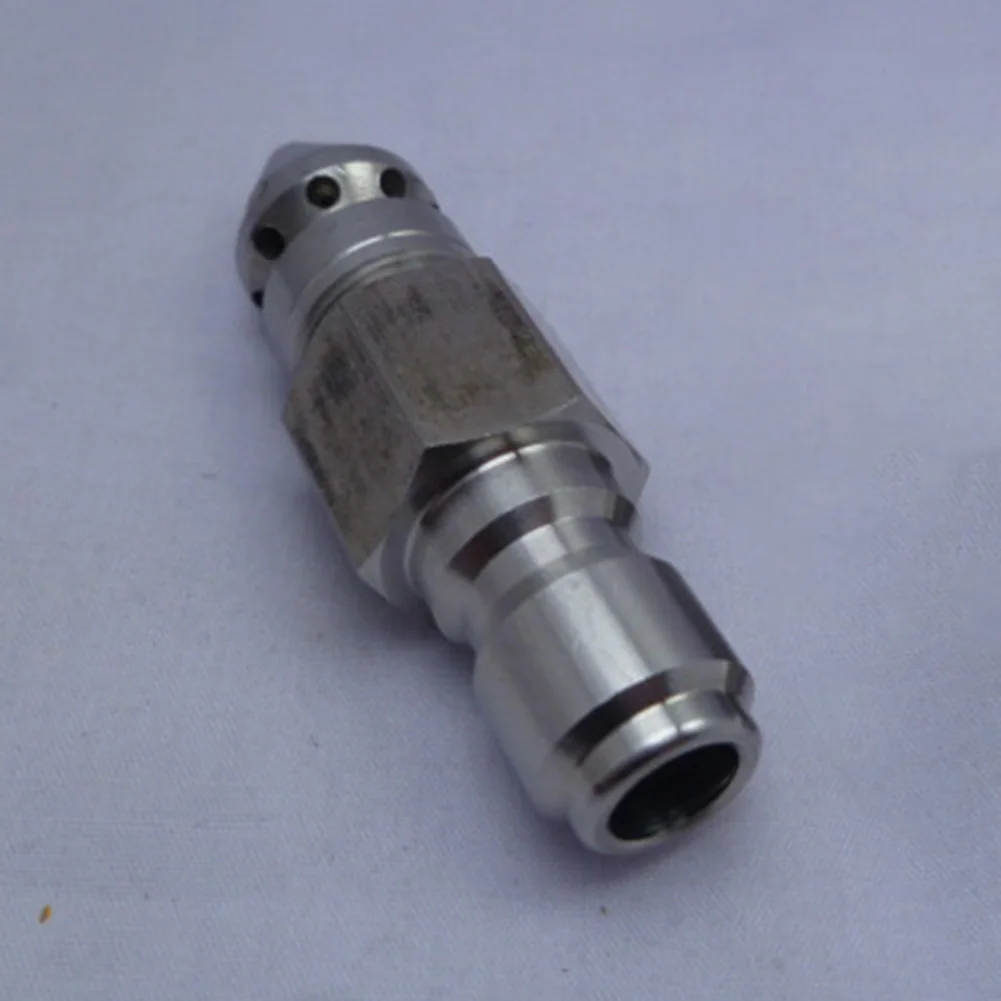 Cleaning Nozzle Jetter Nozzle Male New Quick Connect Rotary Cleaning Nozzle 3/8\\\\\\\