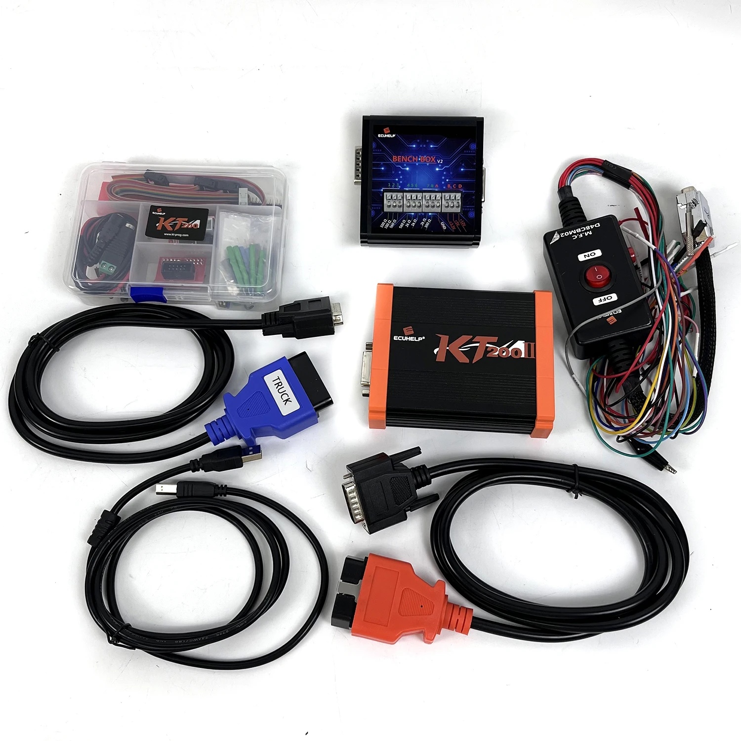 KT200 II with offline key dongle Support TCU ECU Maintenance Chip Tuning OBD2 Removal JTAG Multiple Protocols Read for Car Truck