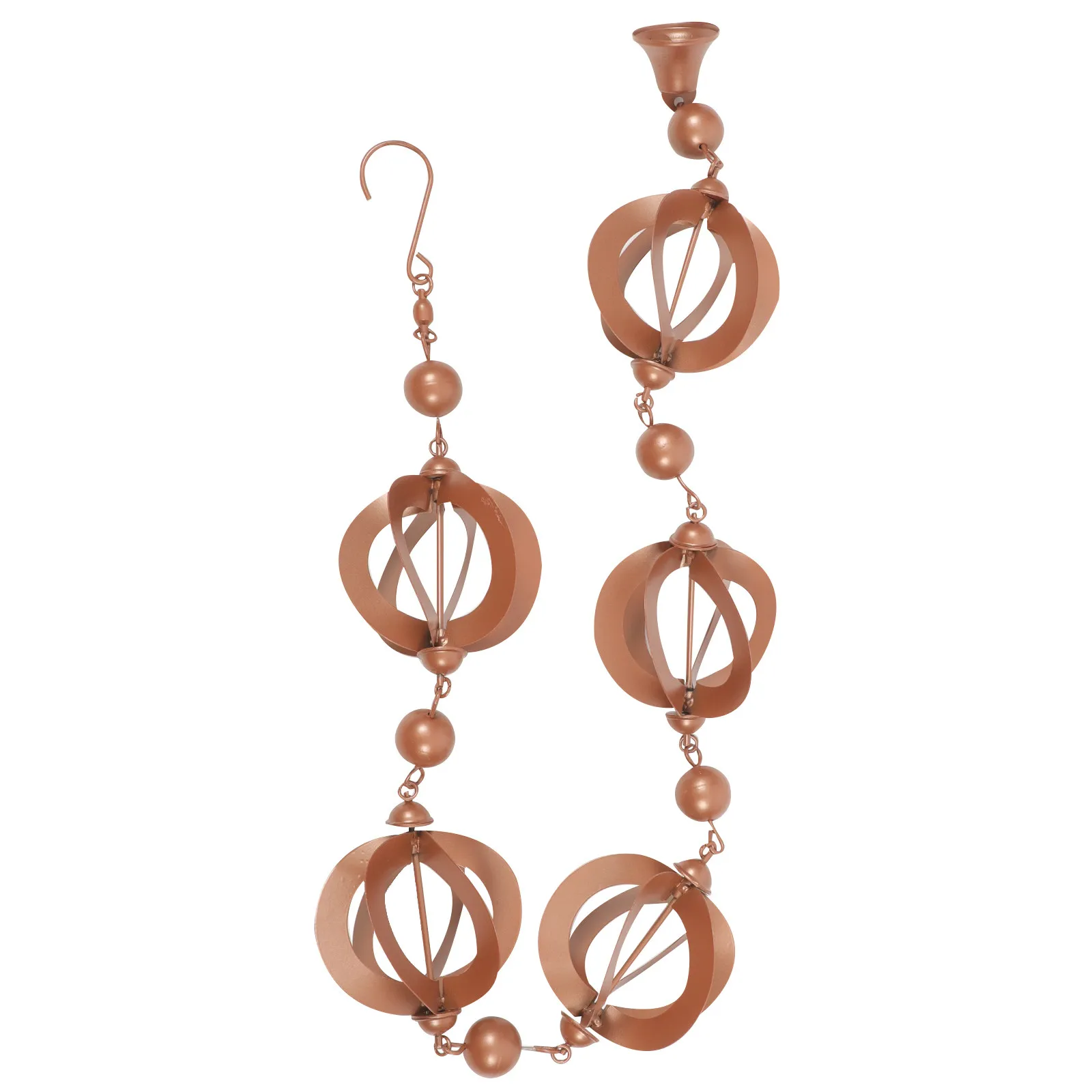 

Декоративная цепь-дождевик для водостока, замена железной цепи, садовый ветряной колокольчик, украшение для уличной крыши, создающее успокаивающий звук