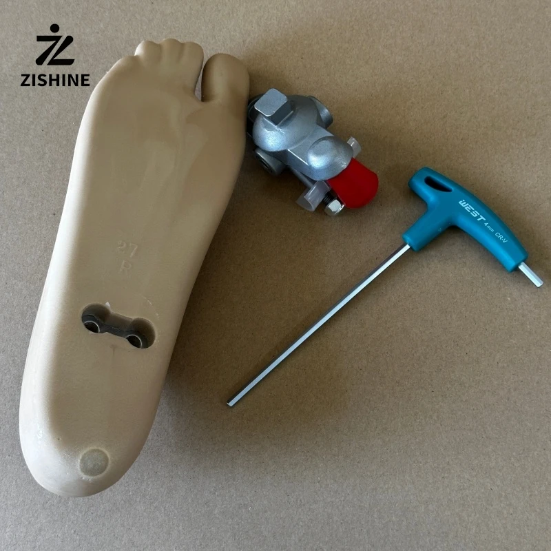 Dual Axis Dynamic Ankle Prosthetic Foot Shell Flexible Multi-Axis Prosthesis Foot Joint Component for BK AK Amputee Limb Parts