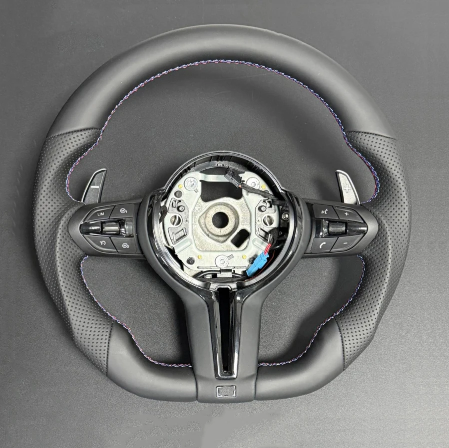 

Wholesale Perforated Flat Bottom F10 F11 F20 F30 F31 F32 F36 F80 F82 M3 M4 M Sport Leather Sport Interior Steering Wheel