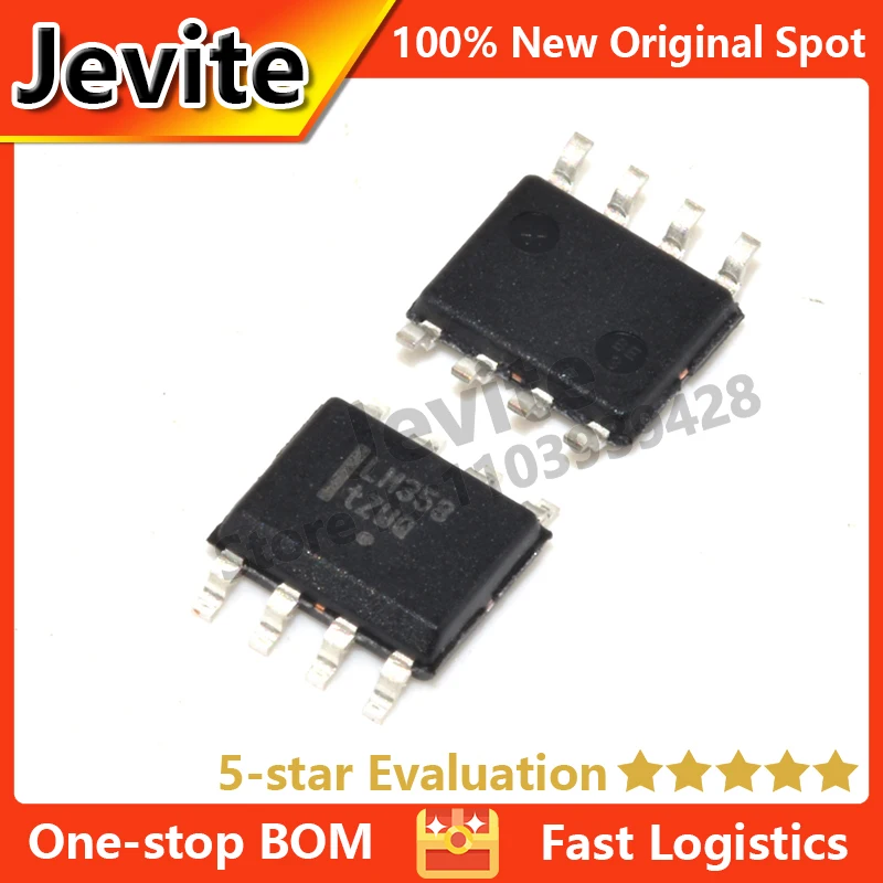 

Jevite 100% New Original electronics Controller IC 10-50 units/lote LM358 LM358DR2G 30V 40mA SOP-8 SOIC-8