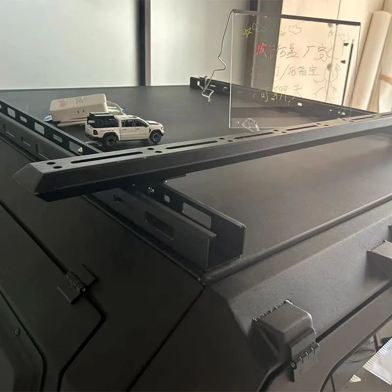 

Hilux Revo Vigo Sr5 Manganese Steel Crossbars for the Cargo Rack Pickup Truck with Three Doors High Rear Cover