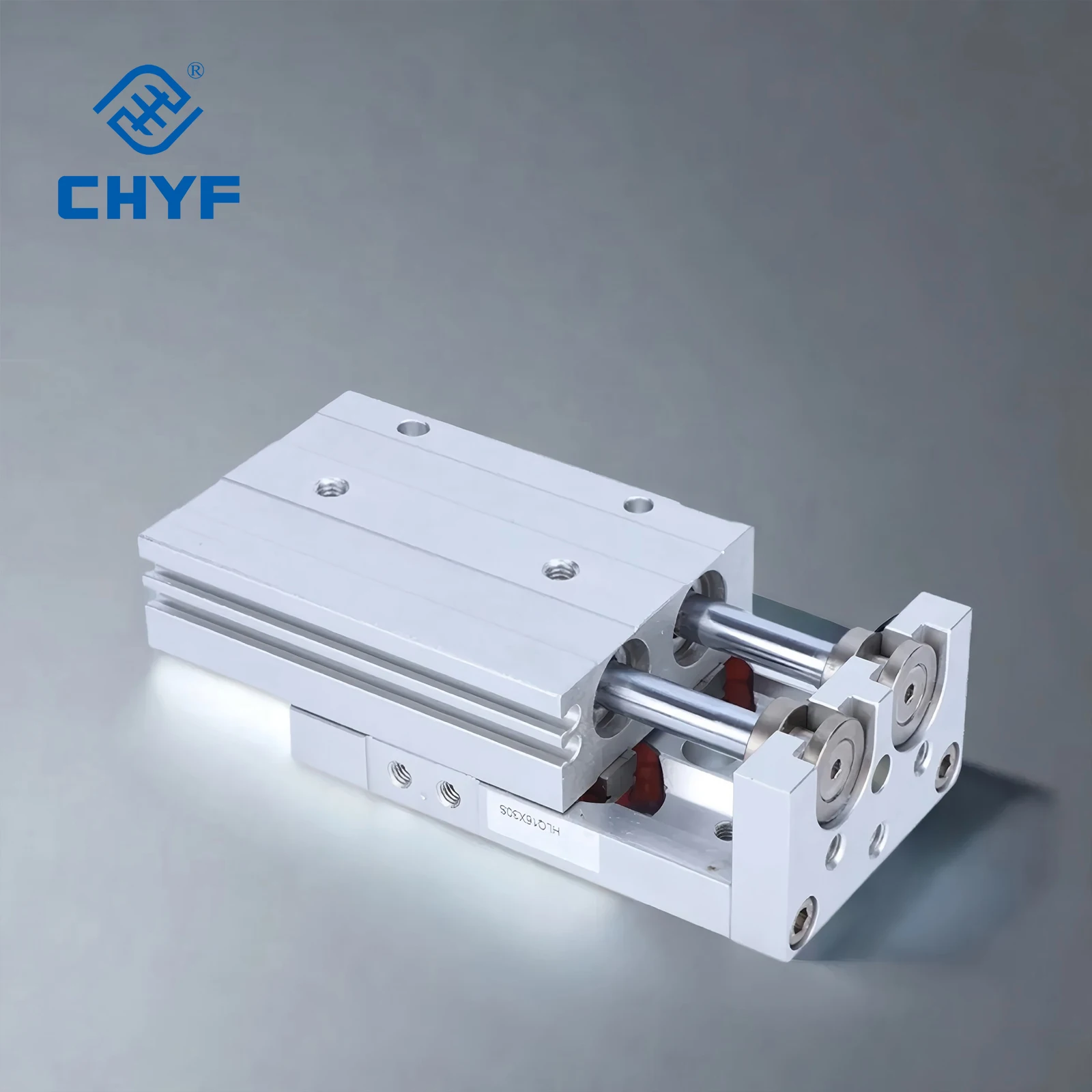 

Hydraulic Cylinder Pneumatic Parts Air Cylinder With Double Guide Rail HLQ-12/16/20/25