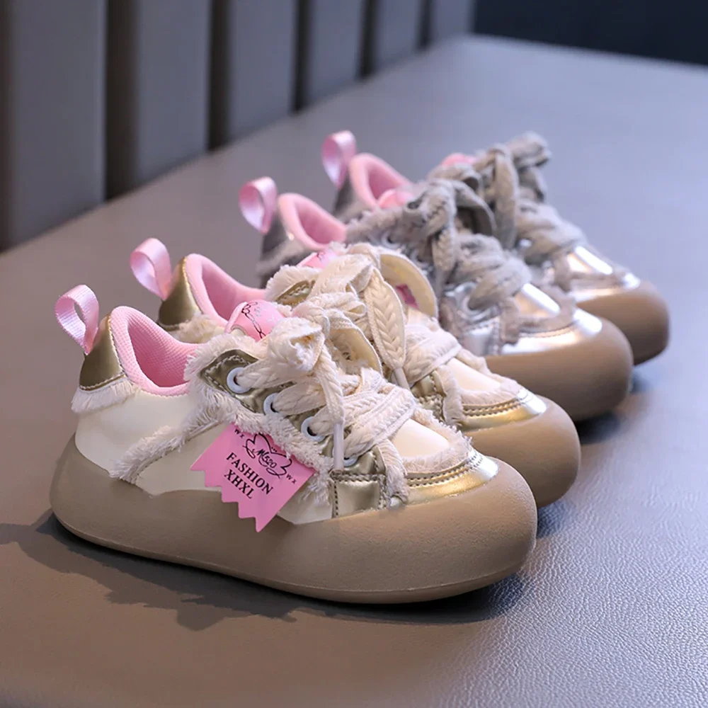 

Soft Soled Sneakers Children's Autumn Sport Shoes Children Trend Fashion Shoe Boy Anti slippery Sneakers Kids Girl Running Shoes