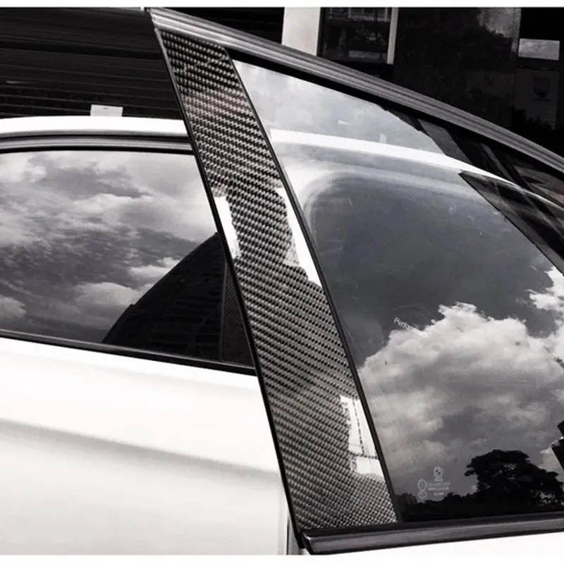 5cm*3m Car Door Sill Strips Carbon Fiber Tape Stickers, Protective Strip Stickers, Universal for Modification of Welcome Steps