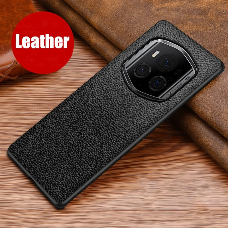 

Leather Phone Case For Huawei Honor Magic6 RSR Ultra Slim Phone Cover For Honor Magic6 Pro 4 5 Ultimate Shockproof Cover