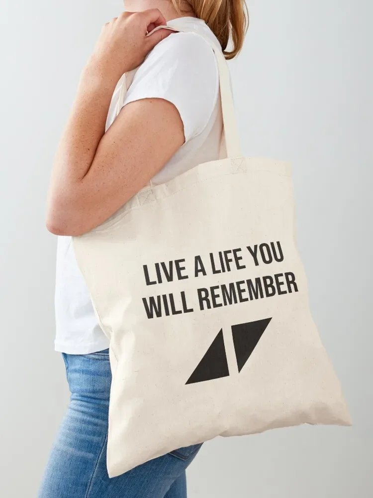 Live a life you will remember Tote Bag large size bags tote bags men Tote Bag