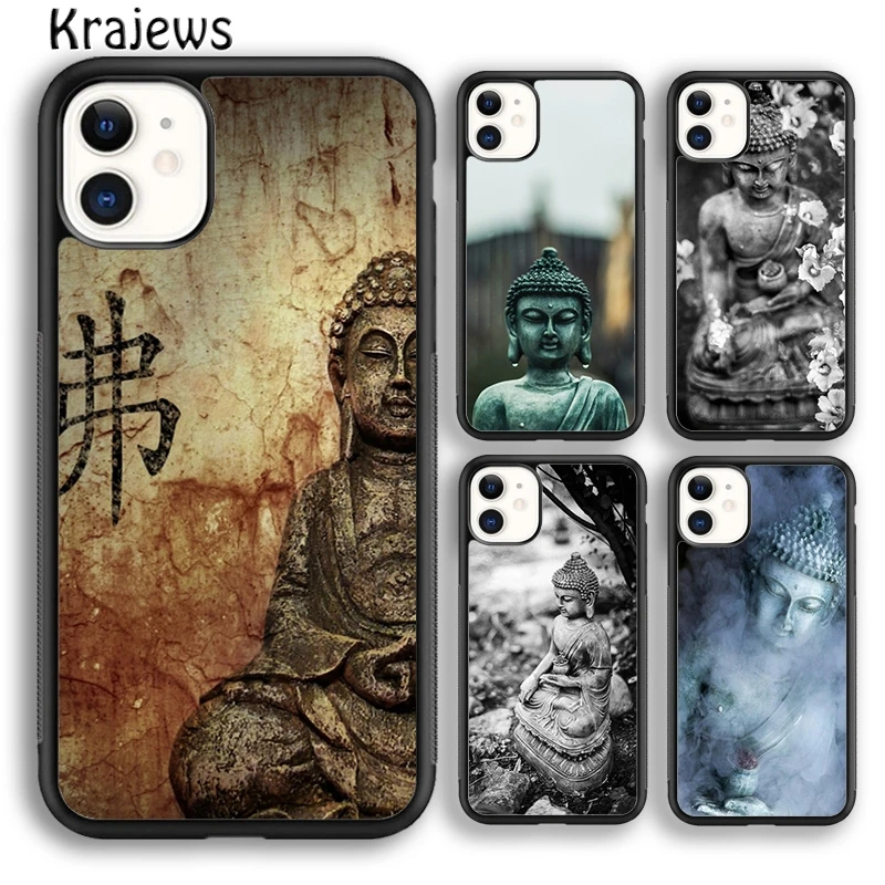 Krajews Gautama Buddha Soft Phone Case Cover For iPhone 16 15 SE2020 14 6 7 8 plus 11 12 13 pro max coque Shell Fundas