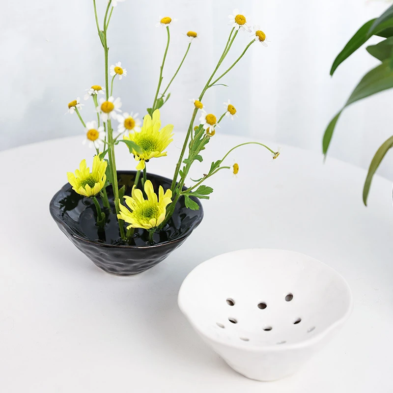 Höhlen Blumen schalen Keramik – Ikebana Vase Kenzan Bewertung und Preis