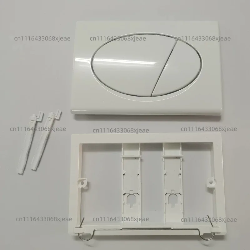 Waterproof Durable In-wall Flush Button Panel, Dustproof Sensitive Control Accessories For Wall Hung Toilet