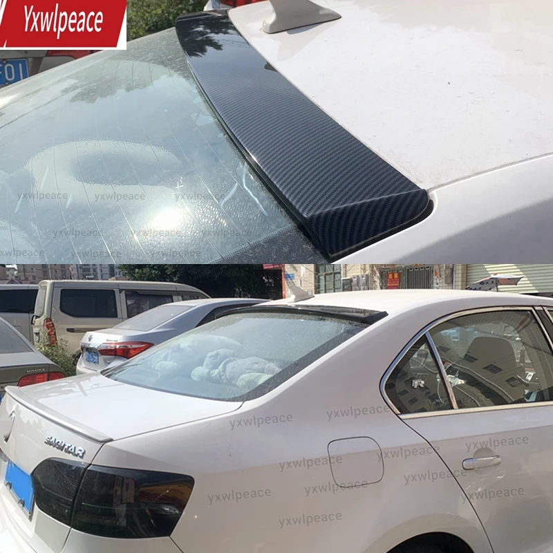 

For Volkswagen Jetta mk6 2012-2018 Spoiler ABS Plastic Primer Color Car Rear Window Roof Spoiler Body Kit Accessories