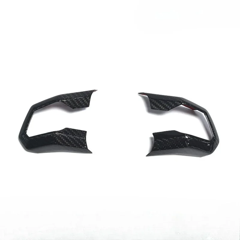 

For Lamborghini huracan 580 Real Dry carbon fiber Suitable steering wheel button frame interior modification 14-21 Accessories
