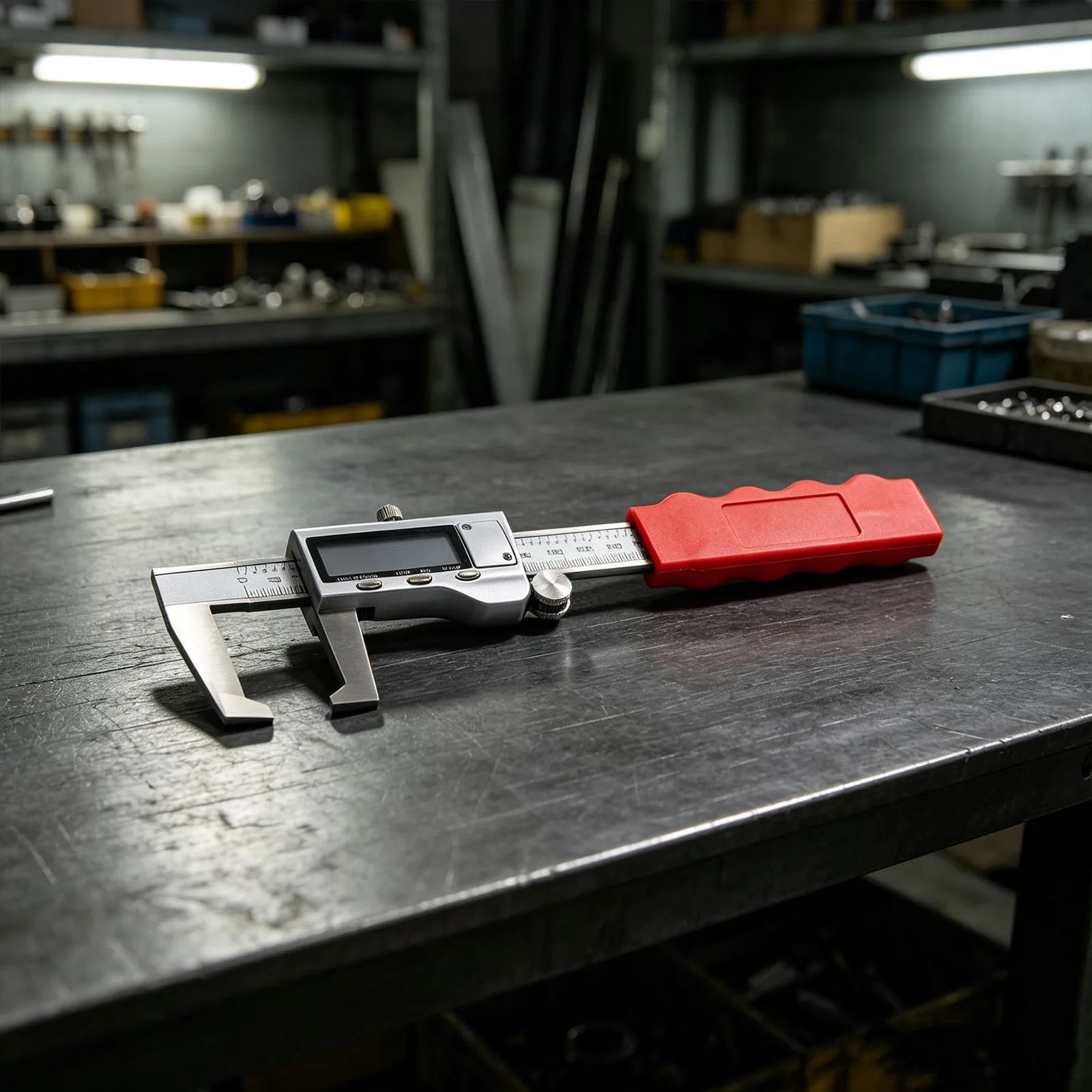 Accurate Brake Pad Measurement Brake Gauge 24.5*9*2.5CM Stainless Steel Caliper Brake Pad Inspection Digital Display