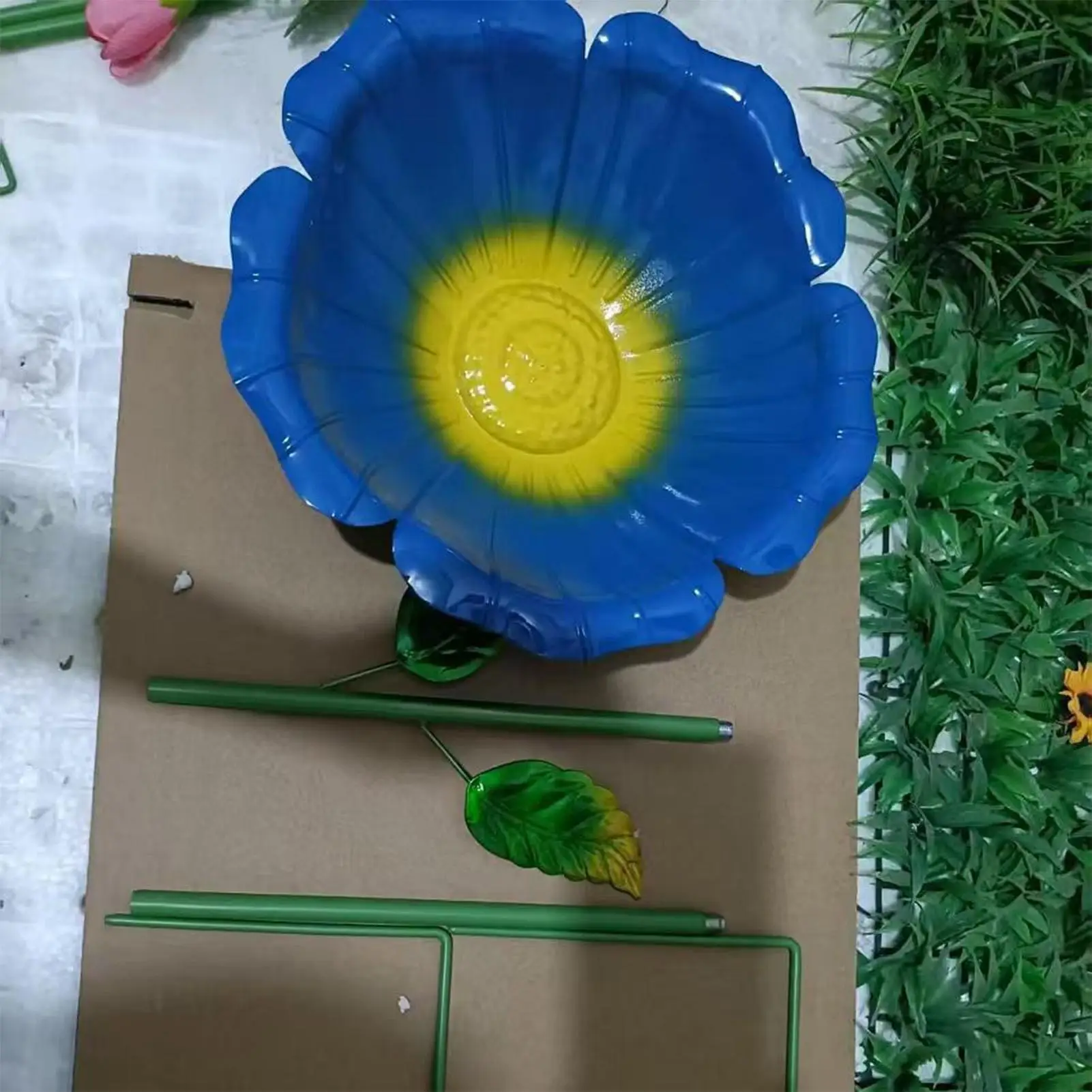 

Поилки для птиц в форме цветка для сада, уличная поилка-фонтан для птиц, станция для поения бабочек для патио, двора, веранды