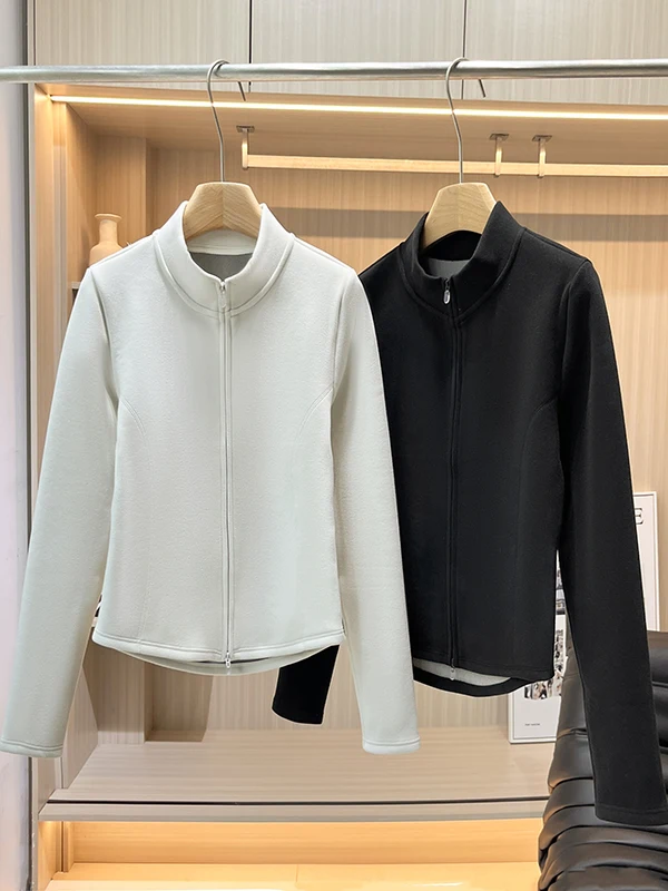 

Утепленная куртка LU aphene Heating Furnace Slim Fit с двойной молнией, воротником-стойкой и внутренней подкладкой для сохранения тепла, верхняя одежда с регулировкой на талии