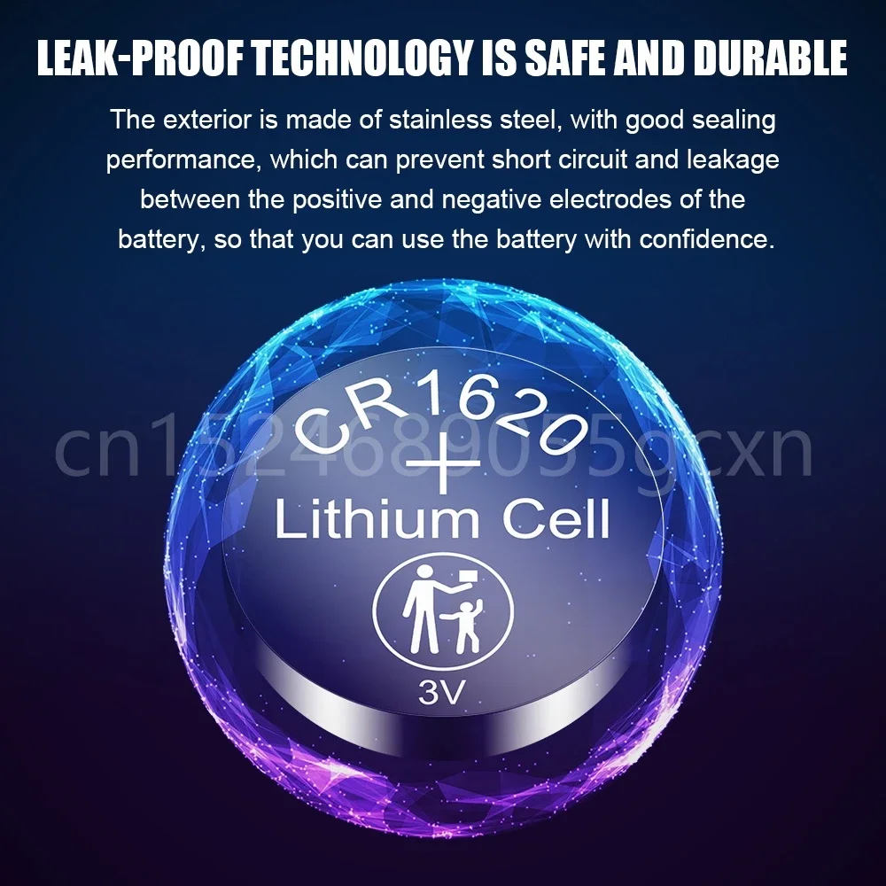 5 قطعة CR1620 3 فولت بطارية ليثيوم DL1620 ECR1620 BR1620 CR 1620 لمفتاح السيارة لوحة أم للكمبيوتر ألعاب ساعة زر عملة خلية
