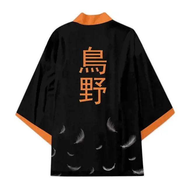 الصيف الرجعية اليومية نمط جديد كيمونو سترة Ukiyo-e كيمونو عباءة فضفاضة الكبار الأطفال فضفاضة #2