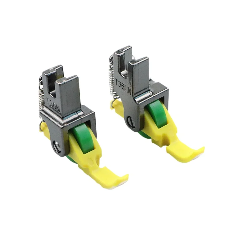 1PCS Plastic unilateral roller presser foot, left and right unilateral upper zipper presser foot