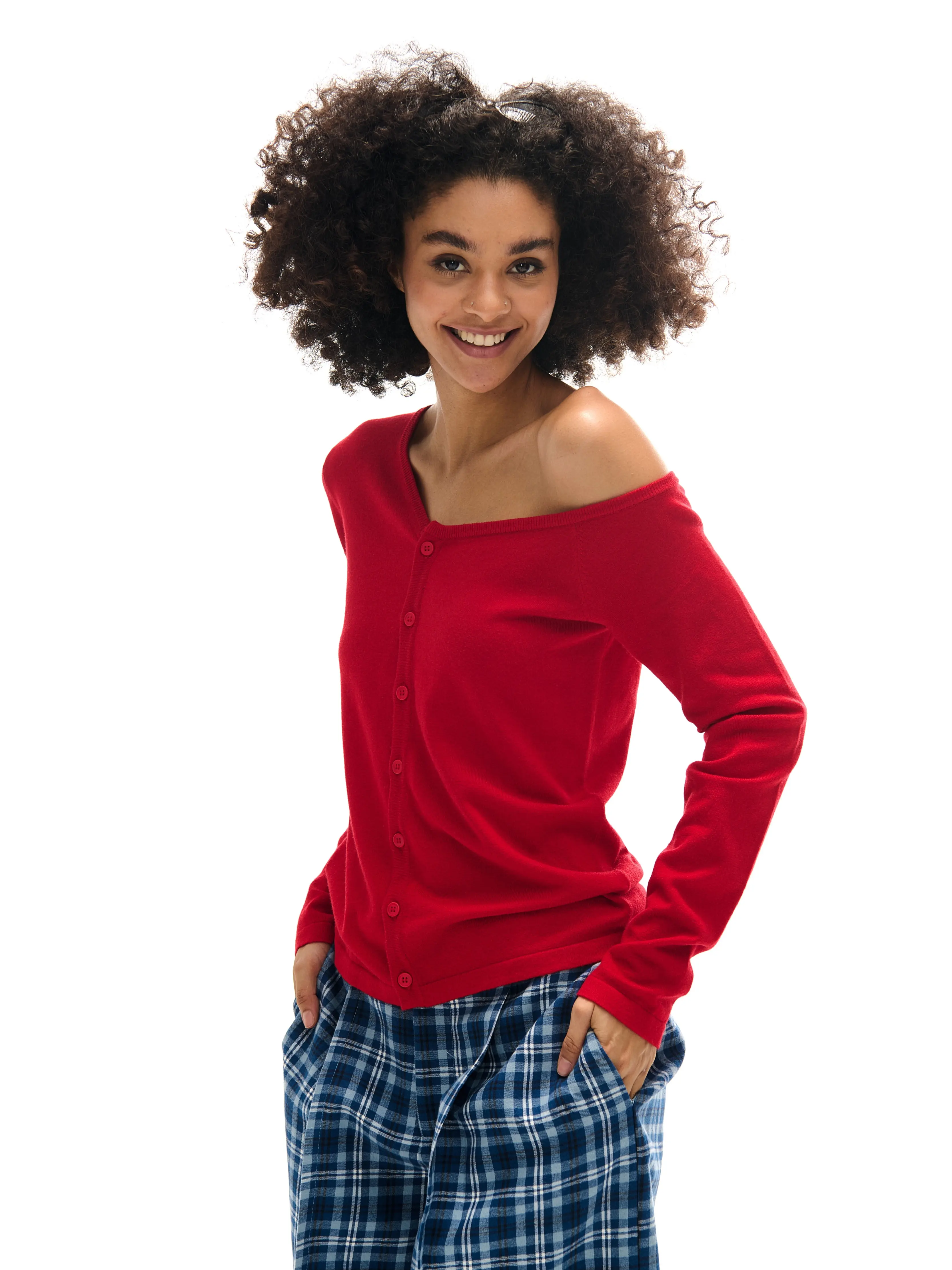 

Lightweight Woolen Knitted Open Cardigan Asymmetrical Shoulder Casual Style Long Sleeve Regular Fit Ladies Fashion Autumn Wear