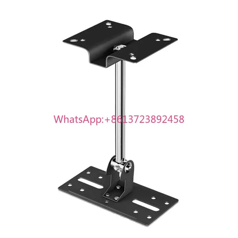 Wall-Mounted Reinforced Speaker Mounting Bracket with KTV Card Holder and Suspension Hanger