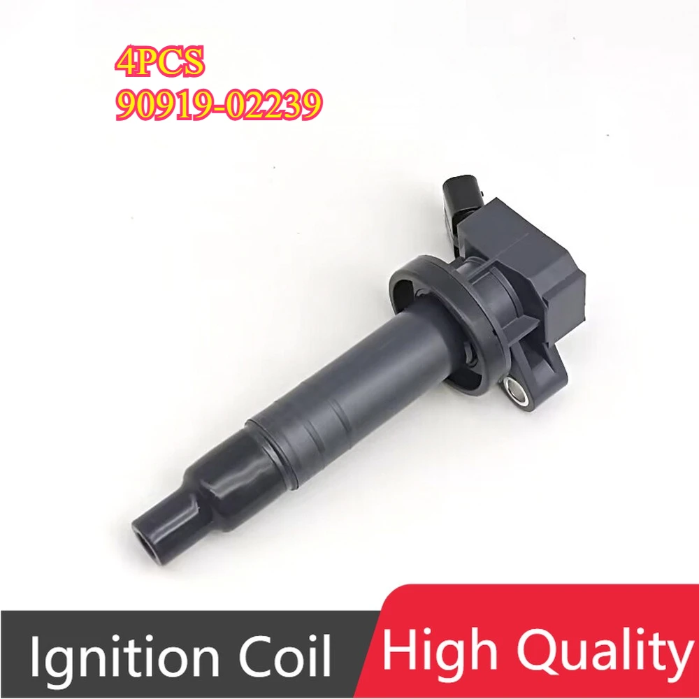 

4Pcs 90919-02239 9091902239 90919T2002 UF247 90919-02262 Ignition Coil For Toyota Corolla Celica Matrix MR2 Pontiac Vibe