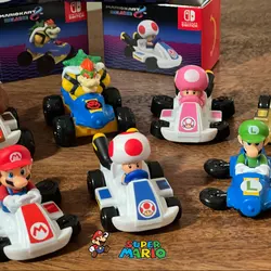 2024 McDonalds Mario Kart HAPPY MEAL TOYS Figure Collectible Toy Desktop Decoration Kids Birthday Christmas Gifts