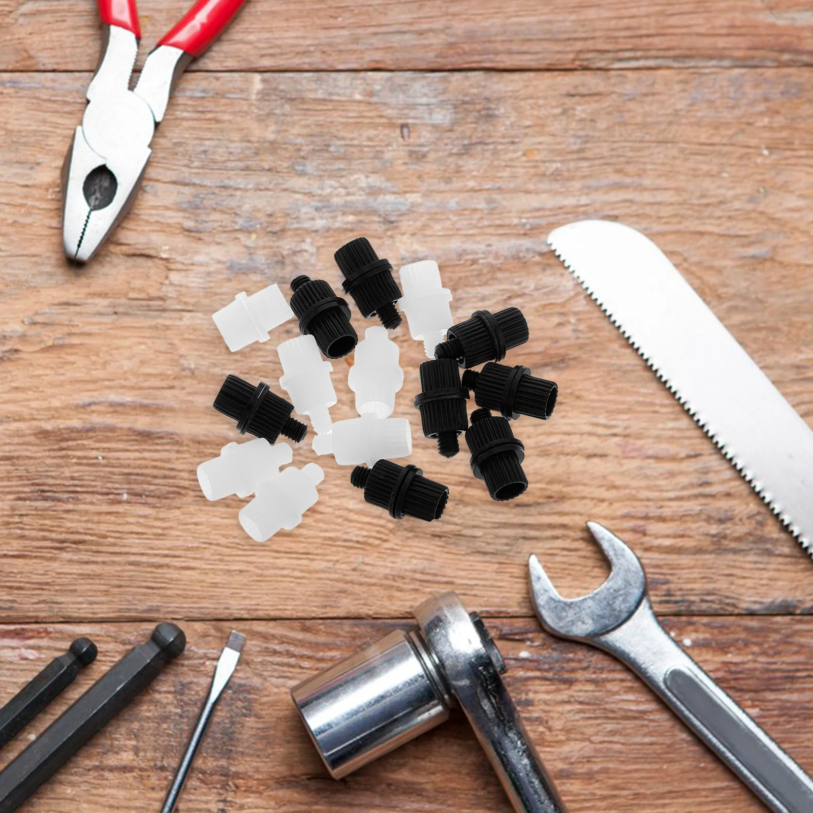 

16pcs Motorcycle License Plate Screws Nylon Fasteners Kit Durable Secure Fit For Bike Car License Plate Frame Bolt Attachment