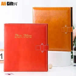 6 Inch 800 Pockets Insert PU Leather Photo Album Large Capacity Family Baby Wedding Foto Albums Picture Book Gift for Friends