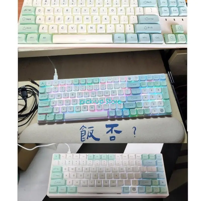 Q5WA XDA Perfil Keycaps PBT sublimations para 125 tecidos teclados mecânicos