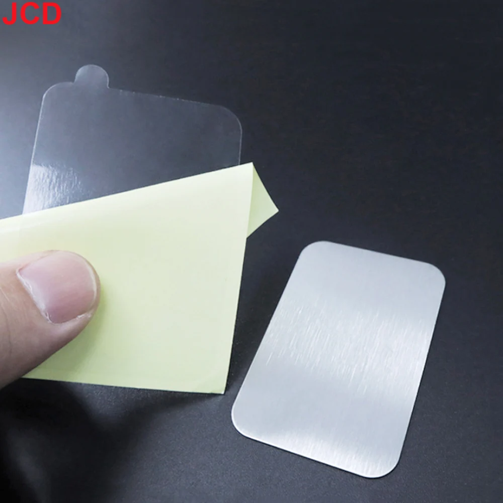 JCD 10pcs Mobile Phone Universal Back Sticker Magnetic Protective Film Transparent Film PVC Dustproof Film